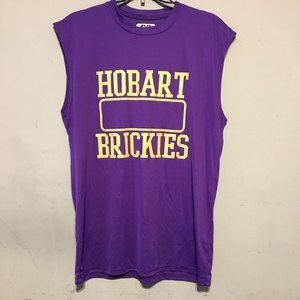 🌷3/$10 Hobart, Indiana Brickies Game Gear Purple Sleeveless Shirt Size M🌷